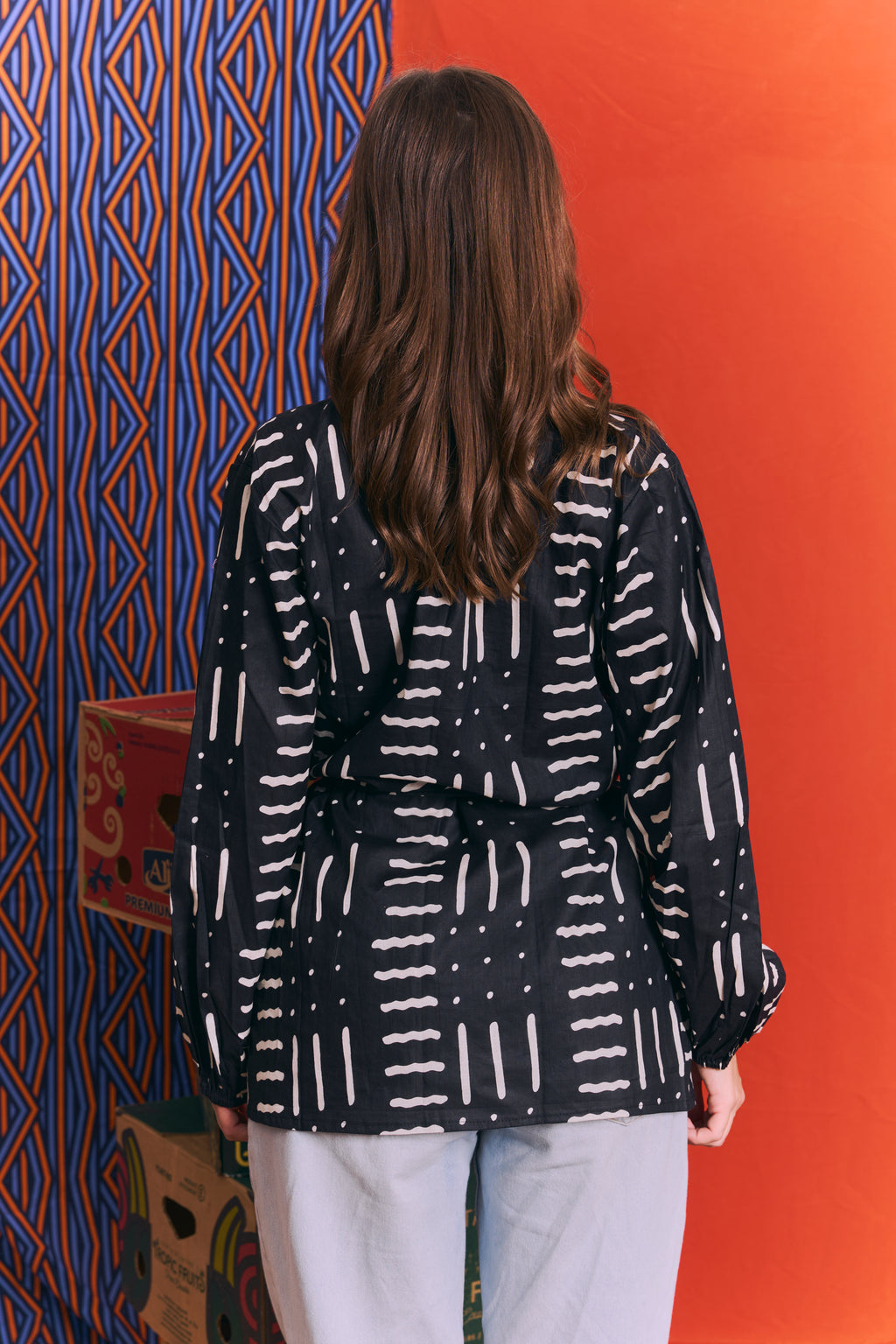 Camicia Kimono Black