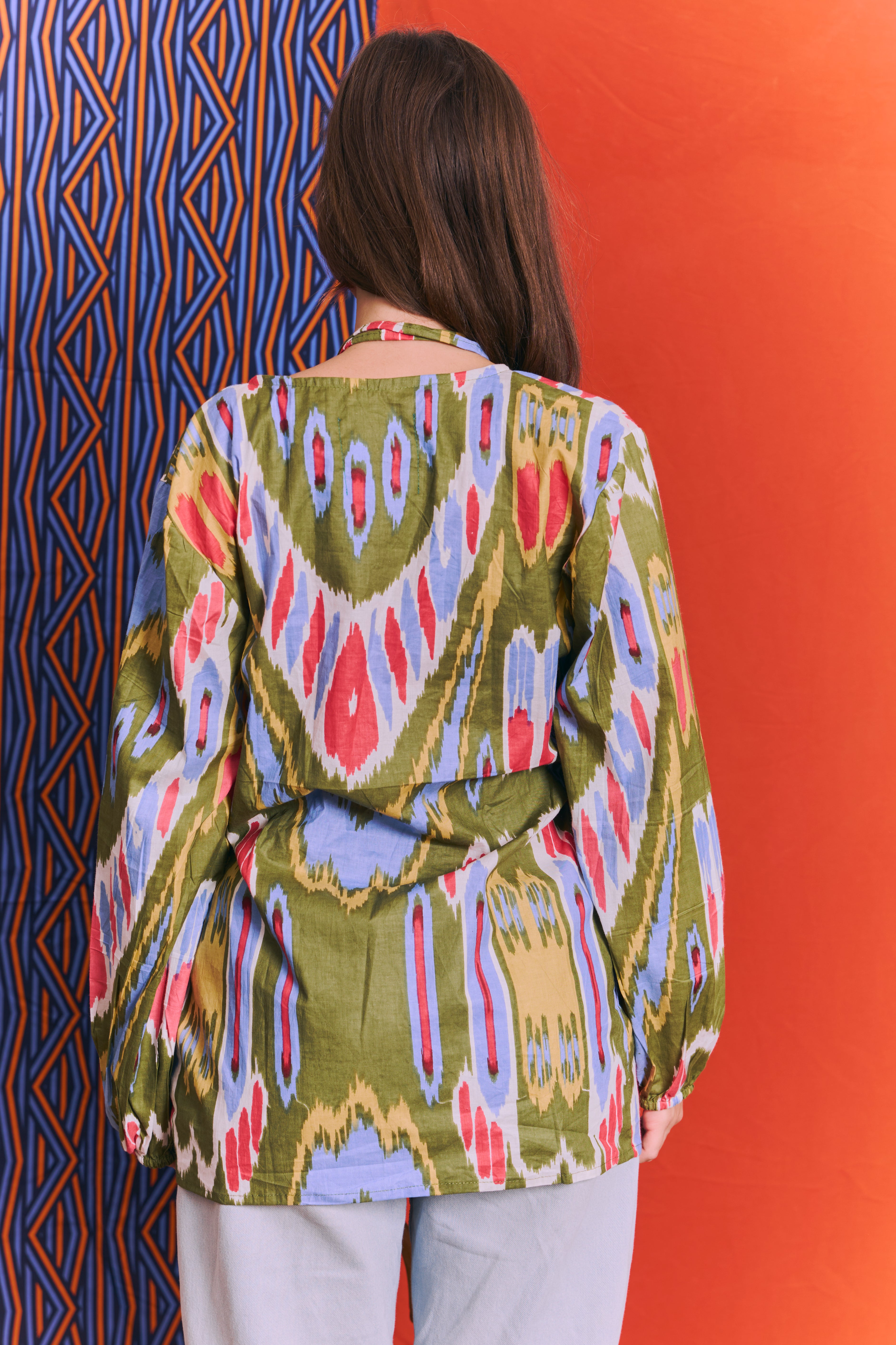 Camicia Kimono Green